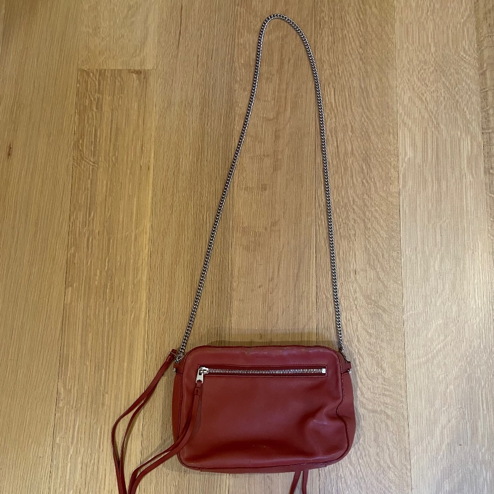 All Saints Leather Crossbody Purse